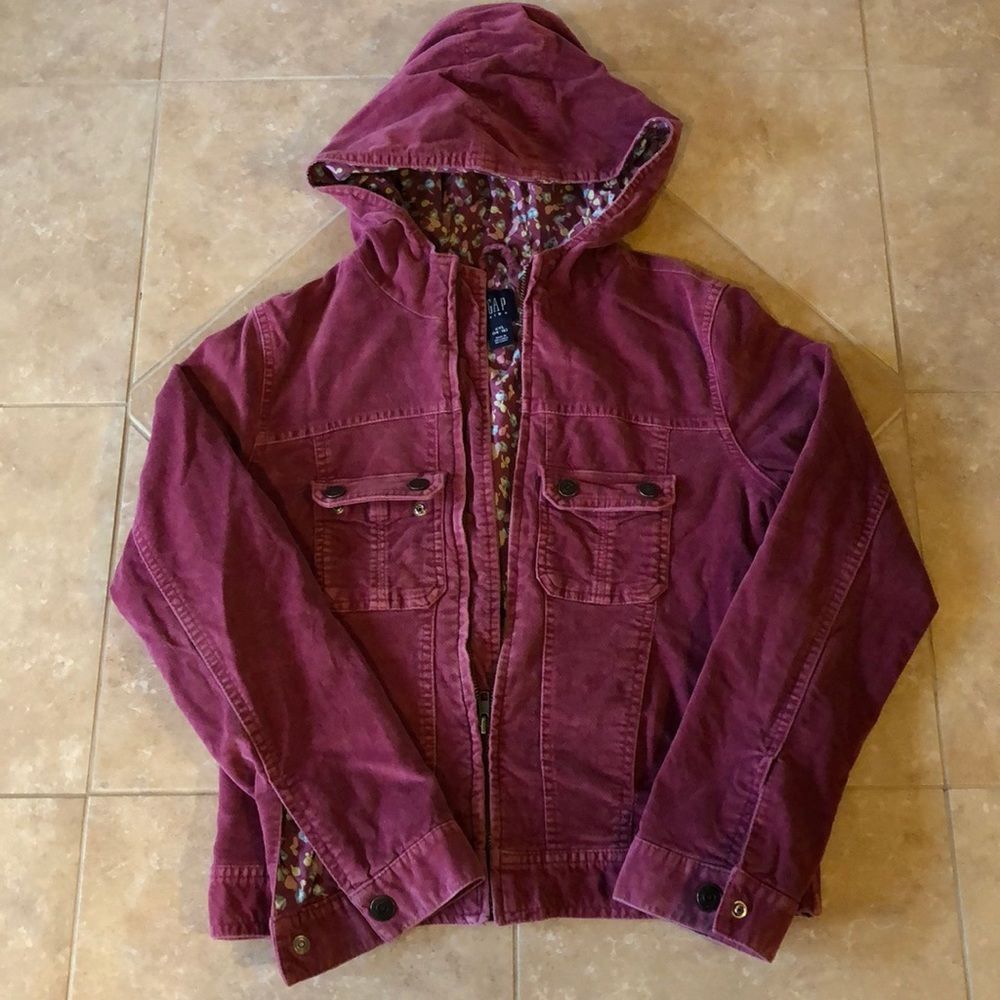 GAP- soft fuzzy jacket, fruscia color